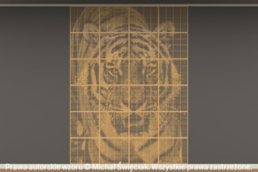 Panel akustyczny wzór "Tygrys"